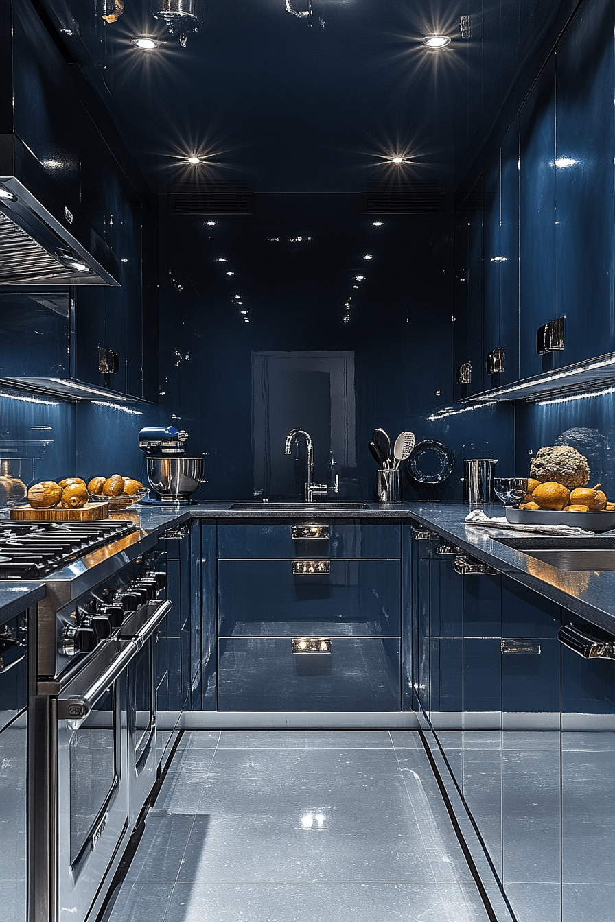 29 Small Moody Kitchen Inspirations That Make Darkness Feel Delightful 11 small moody kitchen