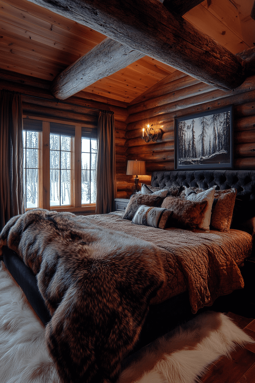 29 Old Cabin Interior Bedroom Styles Full of Nostalgic Charm 11 old cabin interior bedroom