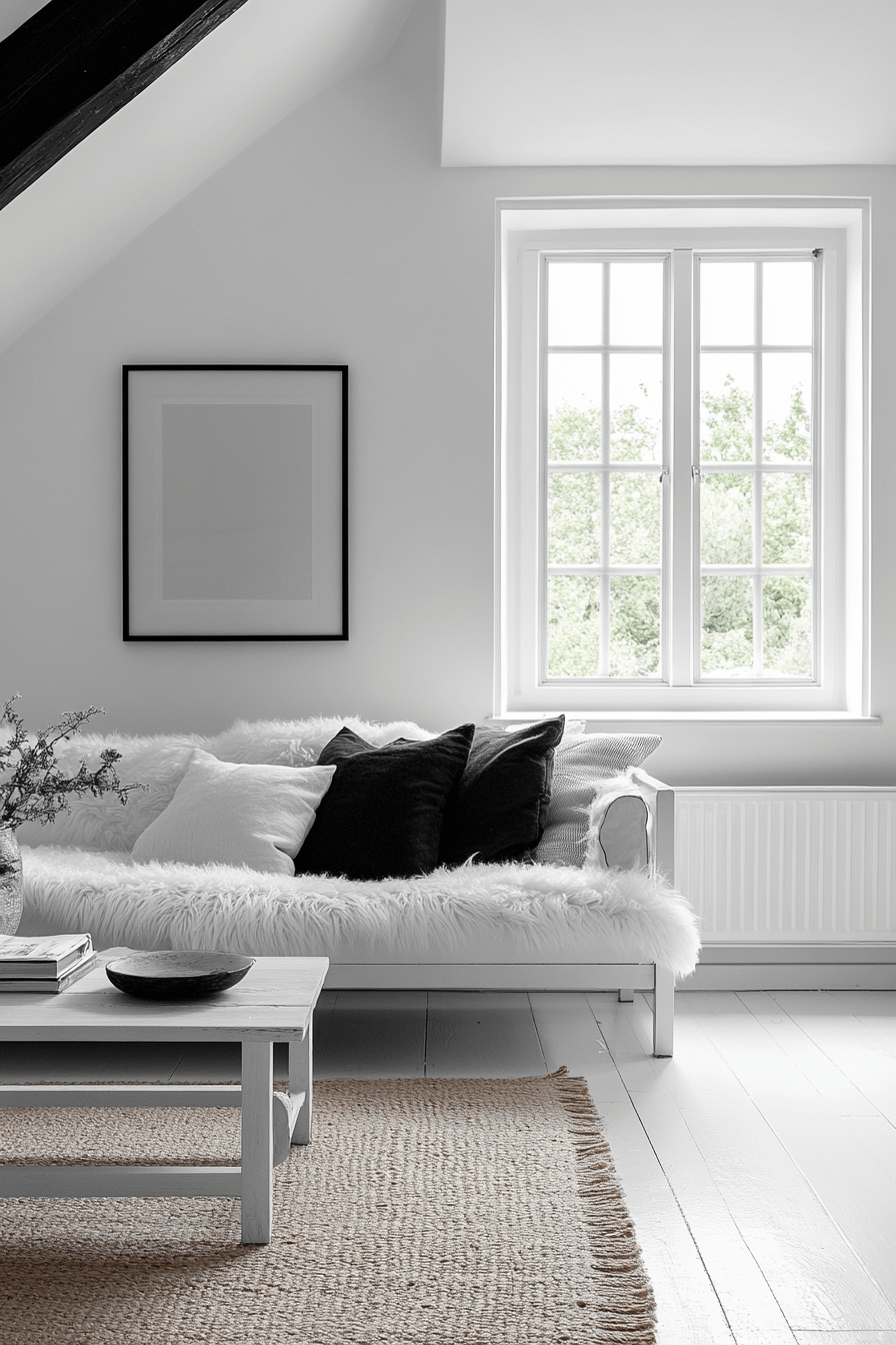 29 Black and White Living Room Decor Ideas That Make a Strong Statement 11 black and white living room decor