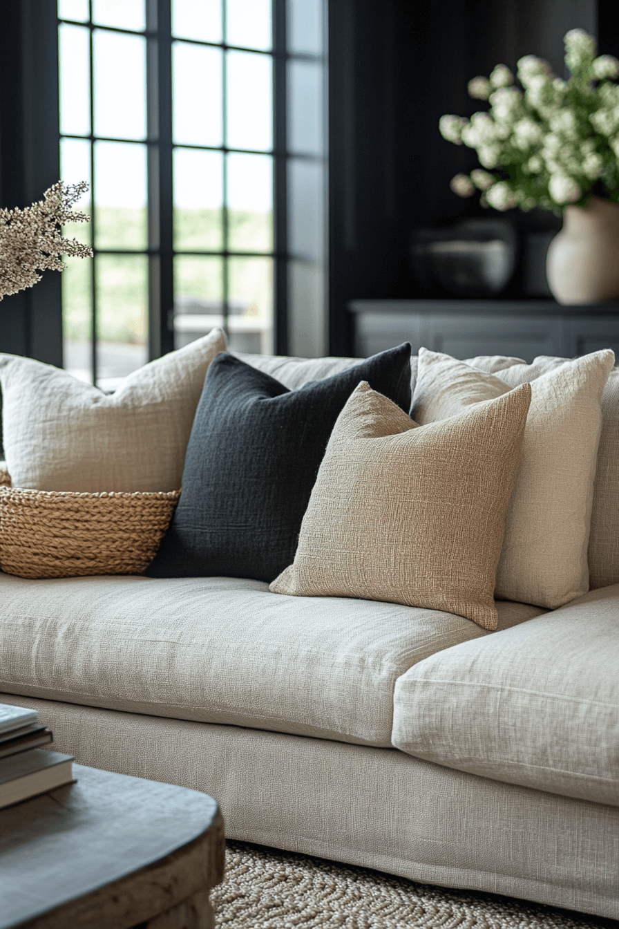 29 Black Living Room Decor Inspirations for a High-Contrast Aesthetic 11 black living room decor