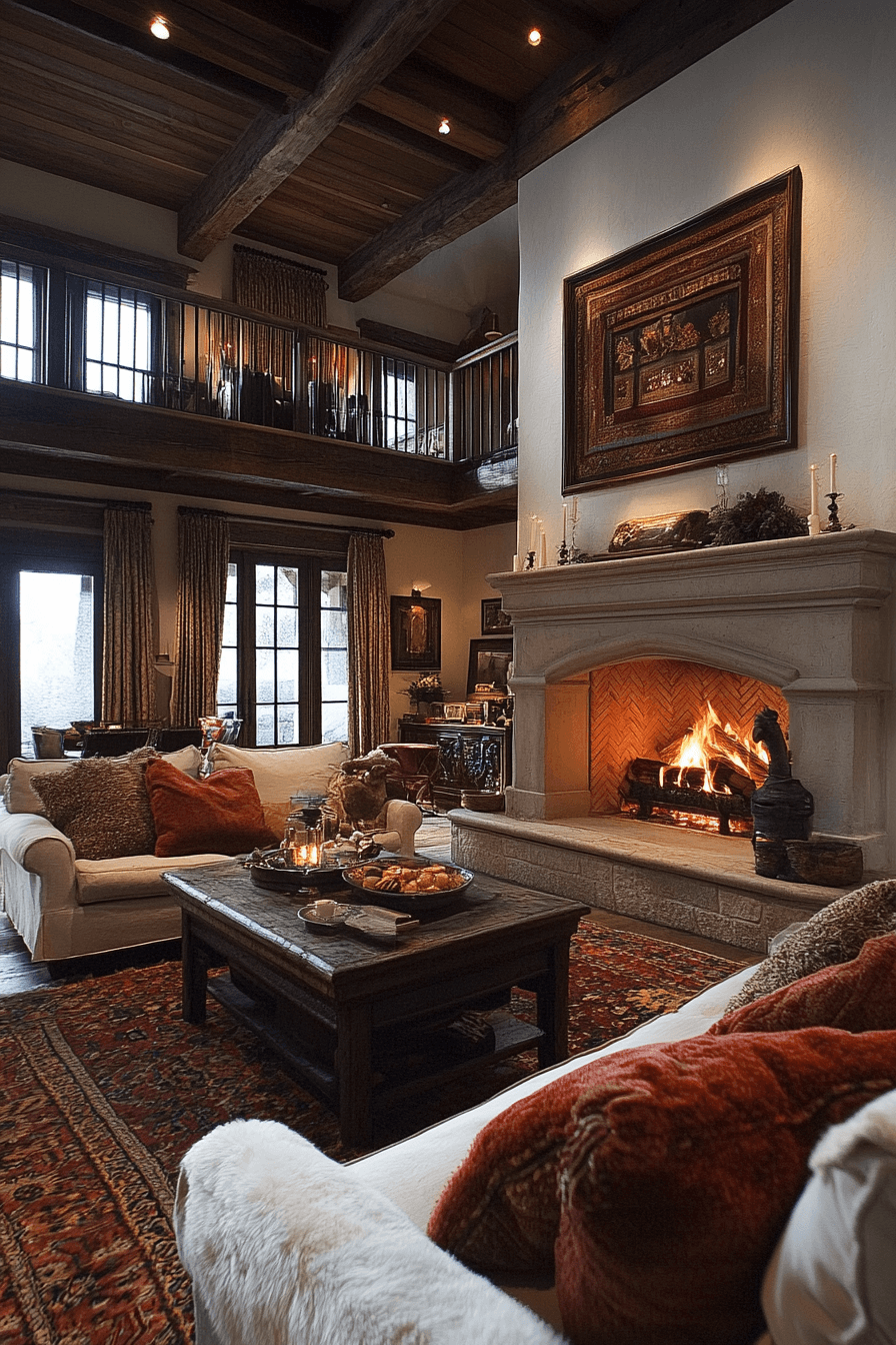 29 Cabin Living Room Ideas to Create the Perfect Escape 11 cabin living room