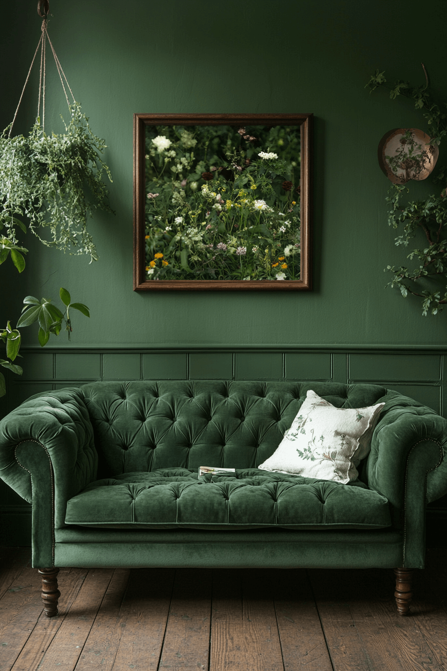 29 Green Living Room Decor Inspirations for a Fresh Modern Makeover 12 green living room decor
