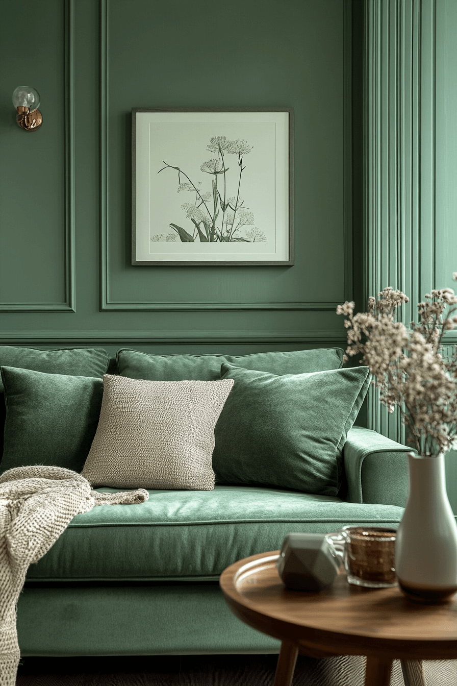 29 Green Living Room Decor Inspirations for a Fresh Modern Makeover 13 green living room decor