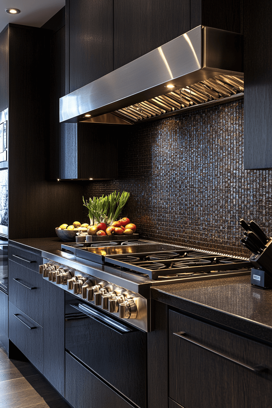 29 Small Moody Kitchen Inspirations That Make Darkness Feel Delightful 13 small moody kitchen