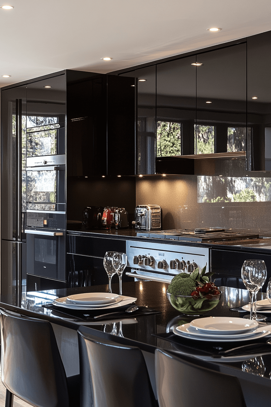 29 Dark Kitchen Aesthetic Touches to Create Your Dream Culinary Retreat 13 dark kitchen aesthetic