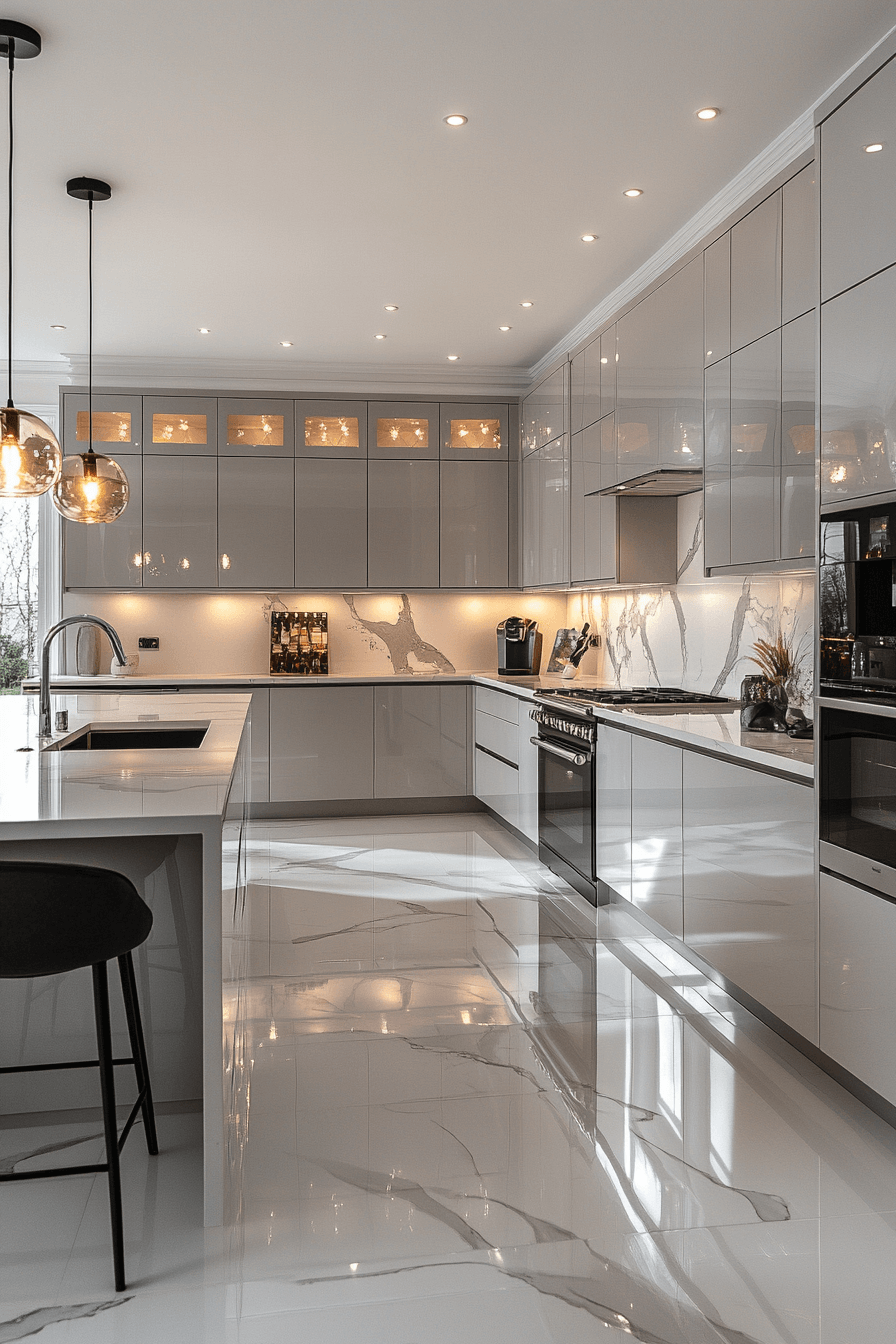 29 Light Grey Kitchen Cabinets for a Clean and Contemporary Vibe 13 light grey kitchen cabinets