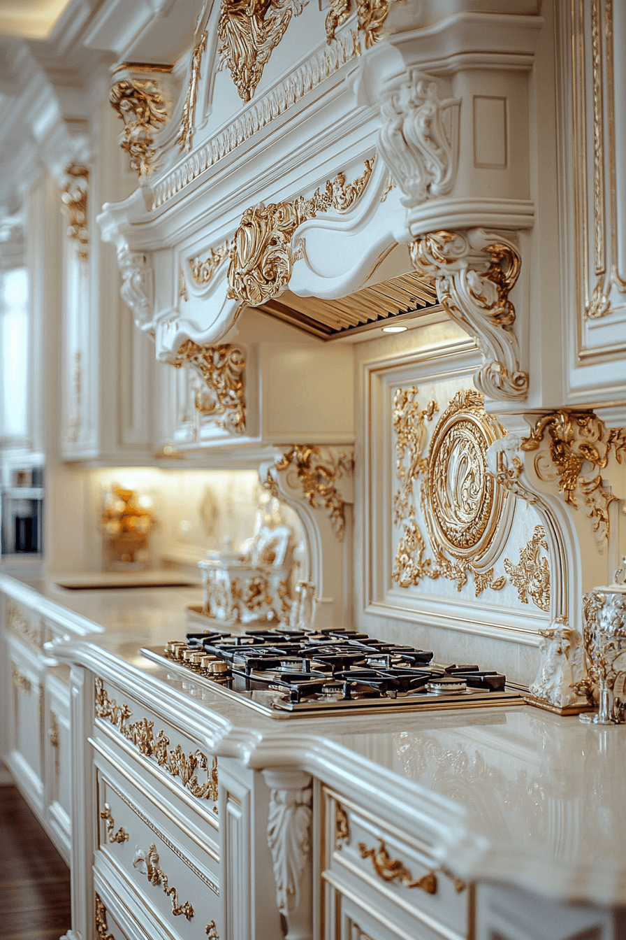 29 Neoclassical Kitchen Inspirations for a Perfectly Elegant Cooking Area 13 neoclassical kitchen