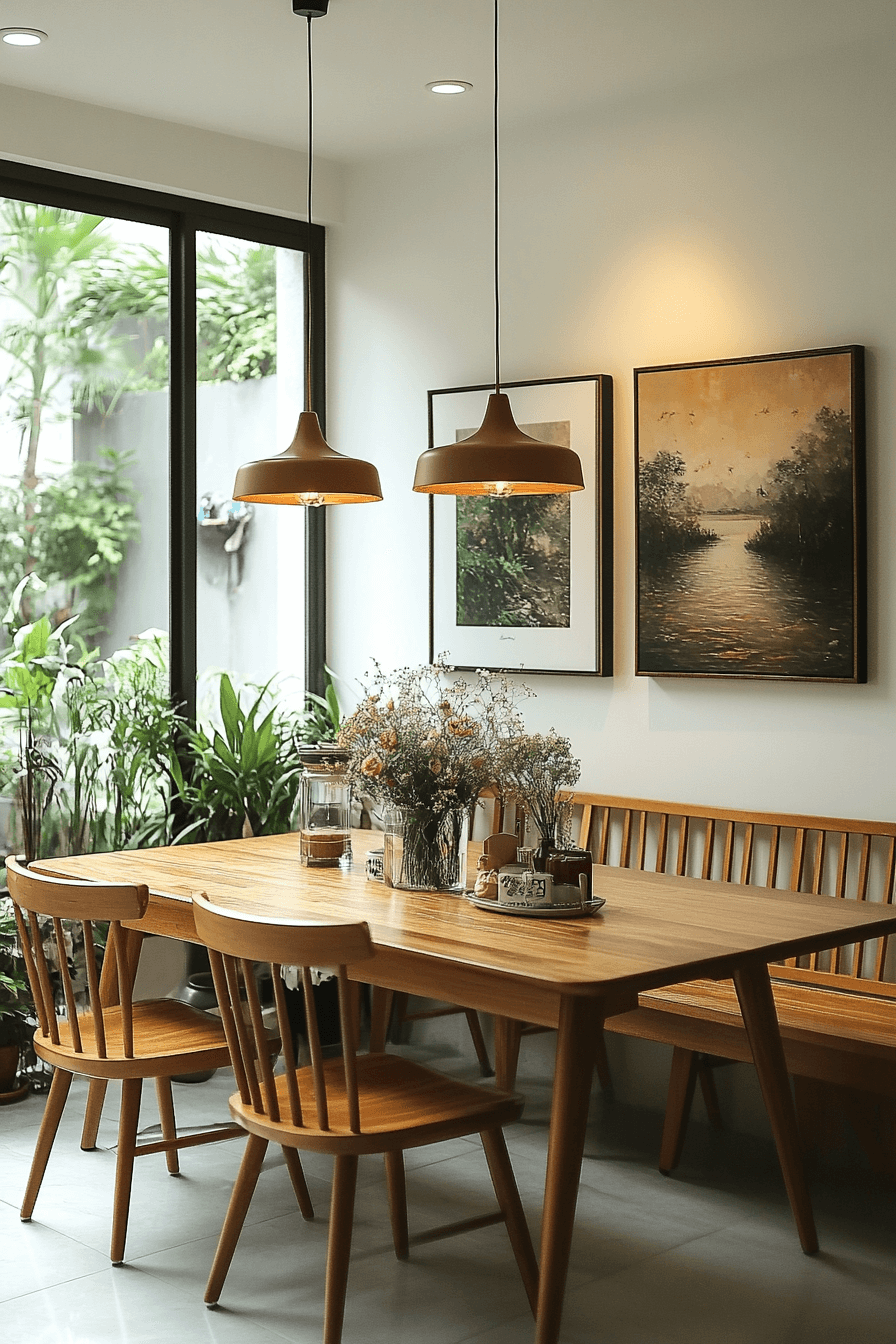 29 Modern Vintage Dining Room Ideas That Will Elevate Your Mealtime Experience 14 modern vintage dining room