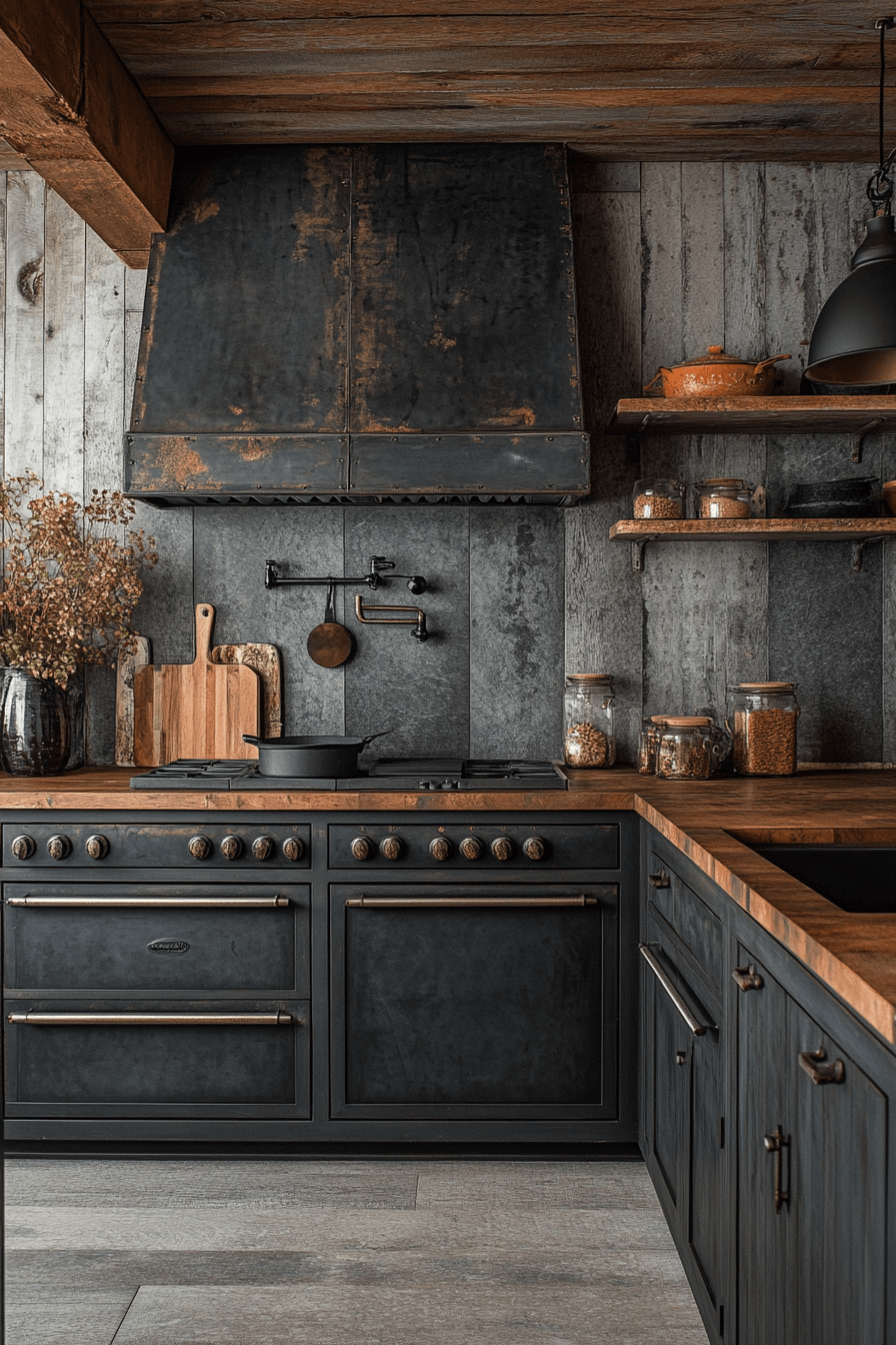 29 Moody Cottage Kitchen Interiors That Radiate Peace and Personality 14 moody cottage kitchen