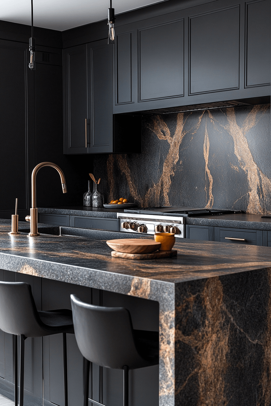 29 Dark Kitchen Aesthetic Touches to Create Your Dream Culinary Retreat 14 dark kitchen aesthetic