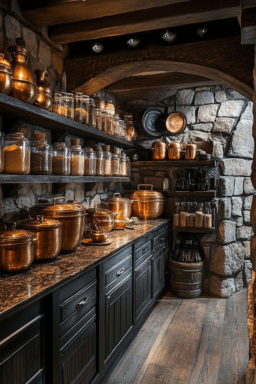 29 Dark Academia Kitchen Designs for Lovers of Literature and Aesthetics 15 dark academia kitchen