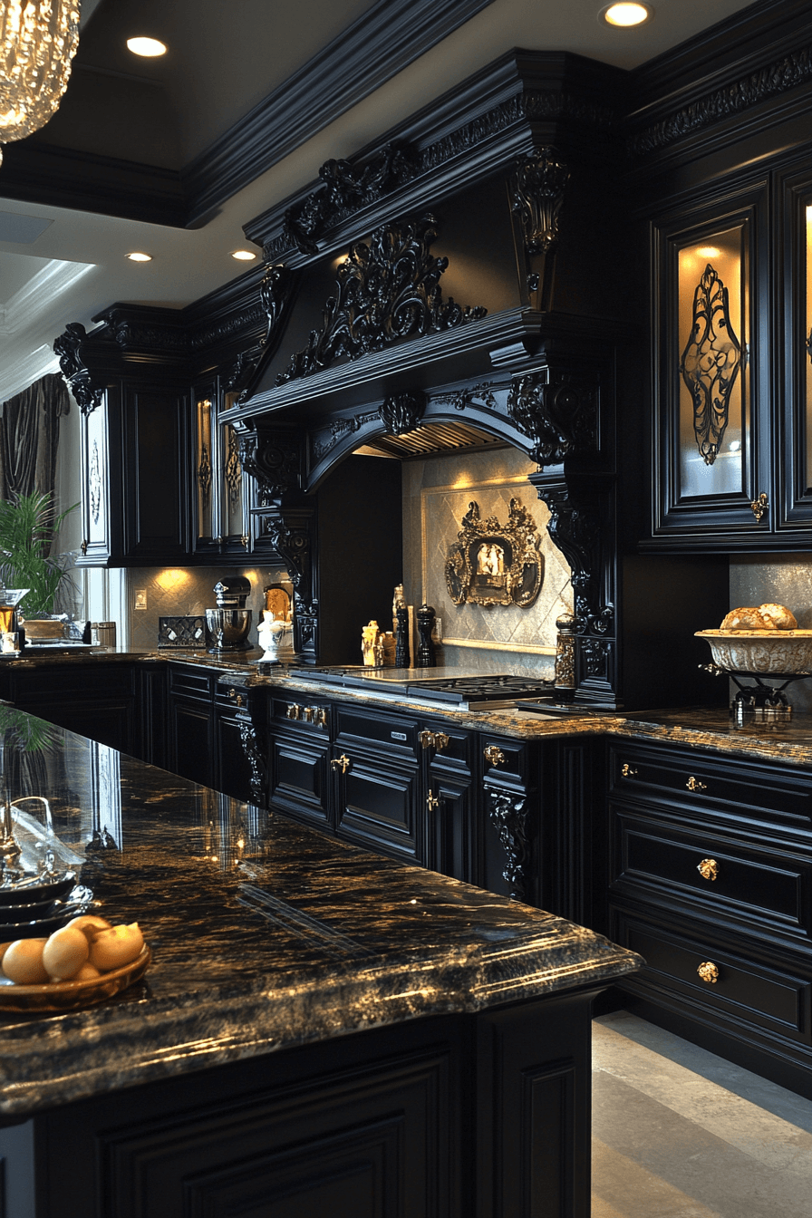 29 Moody Kitchen Cabinets to Embrace Rich Tones and Timeless Style 15 moody kitchen cabinets