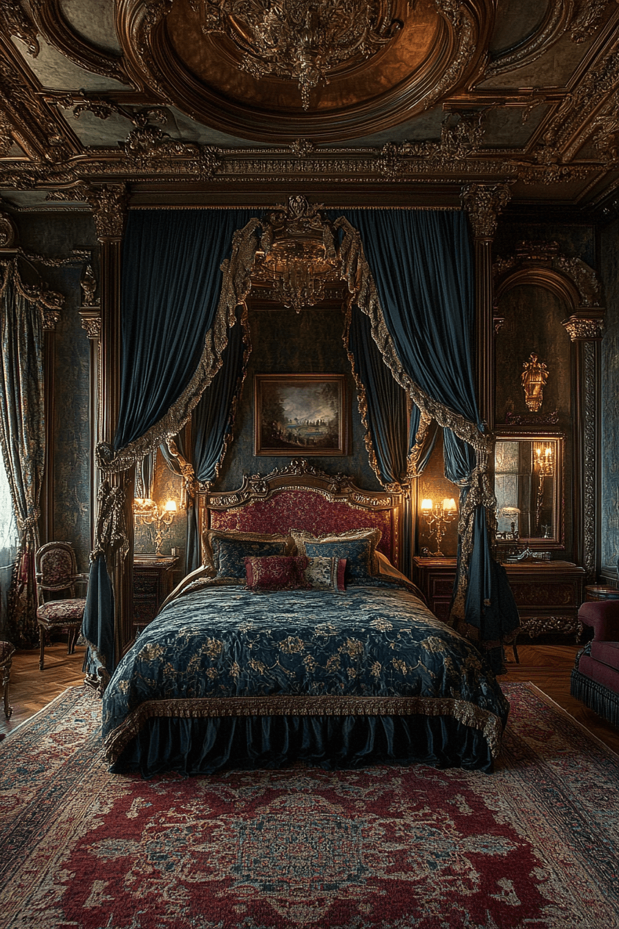 29 Moody Vintage Bedroom Ideas to Add Personality and Comfort to Your Room 15 moody vintage bedroom