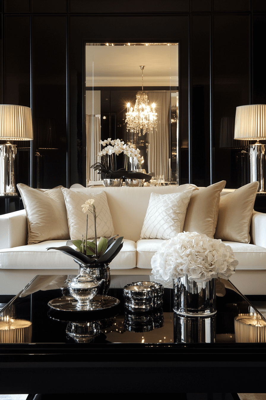 29 Black and White Living Room Decor Ideas That Make a Strong Statement 15 black and white living room decor