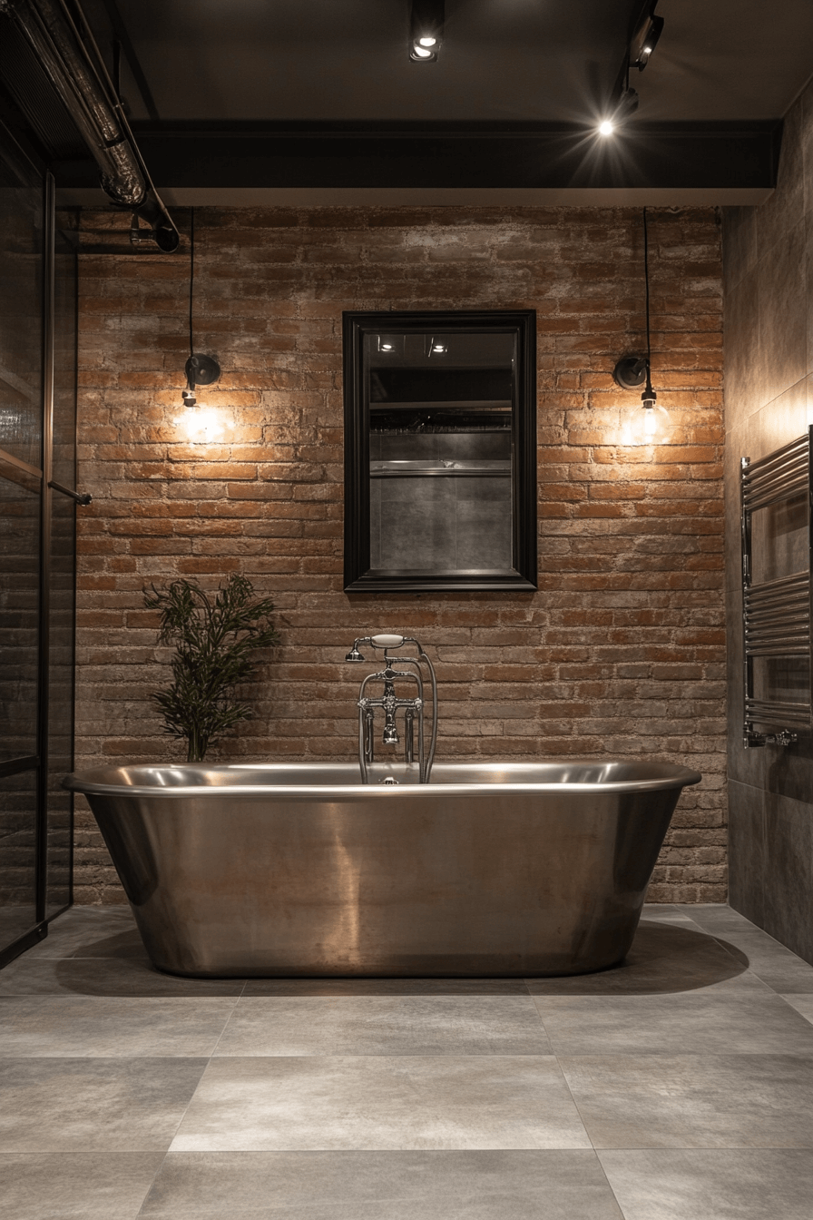 29 Industrial Bathroom Ideas That Turn Raw Details Into Refined Style 15 industrial bathroom ideas