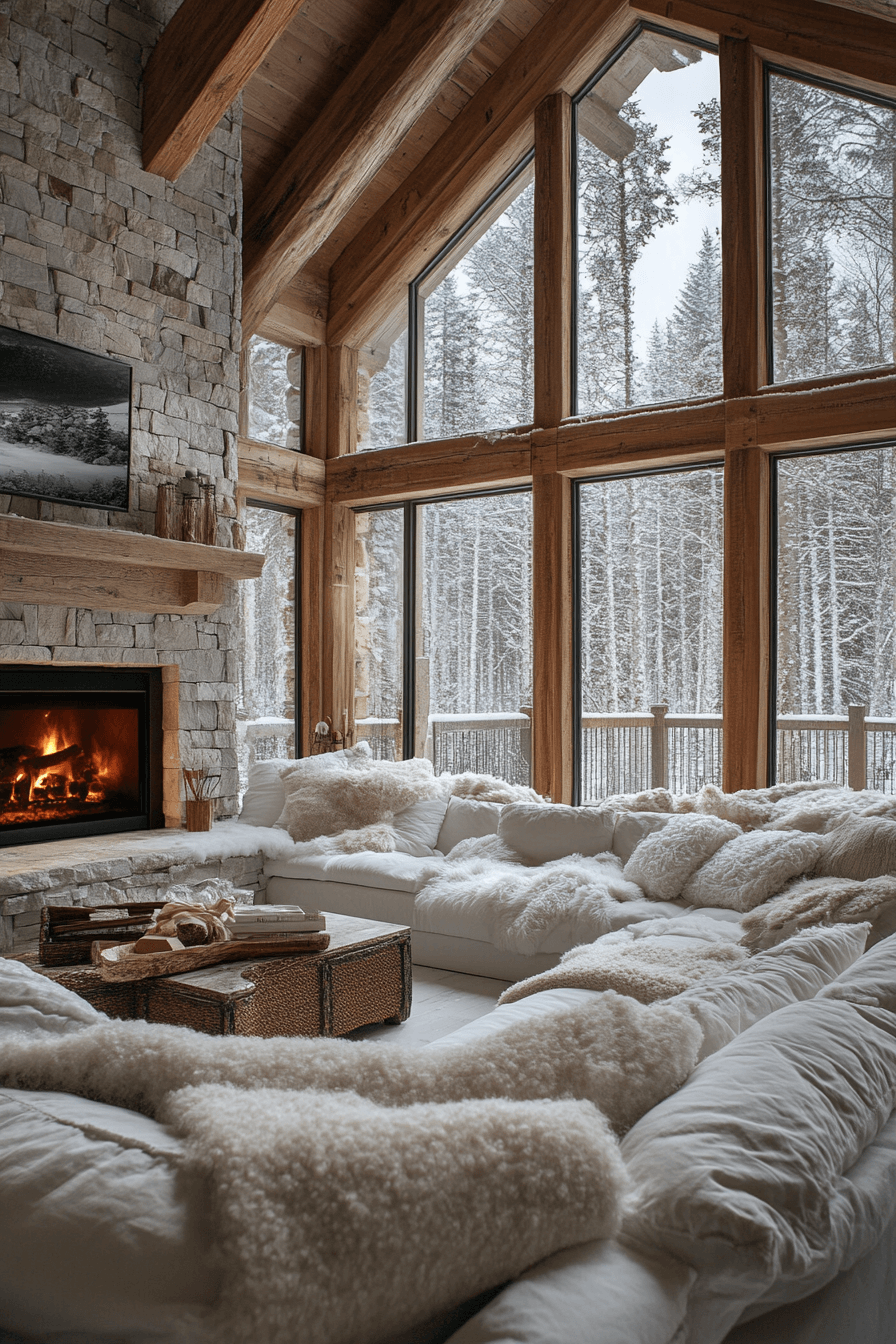 29 Old Cabin Interior Living Room Decor Ideas That Embrace Rustic Beauty 15 old cabin interior living room
