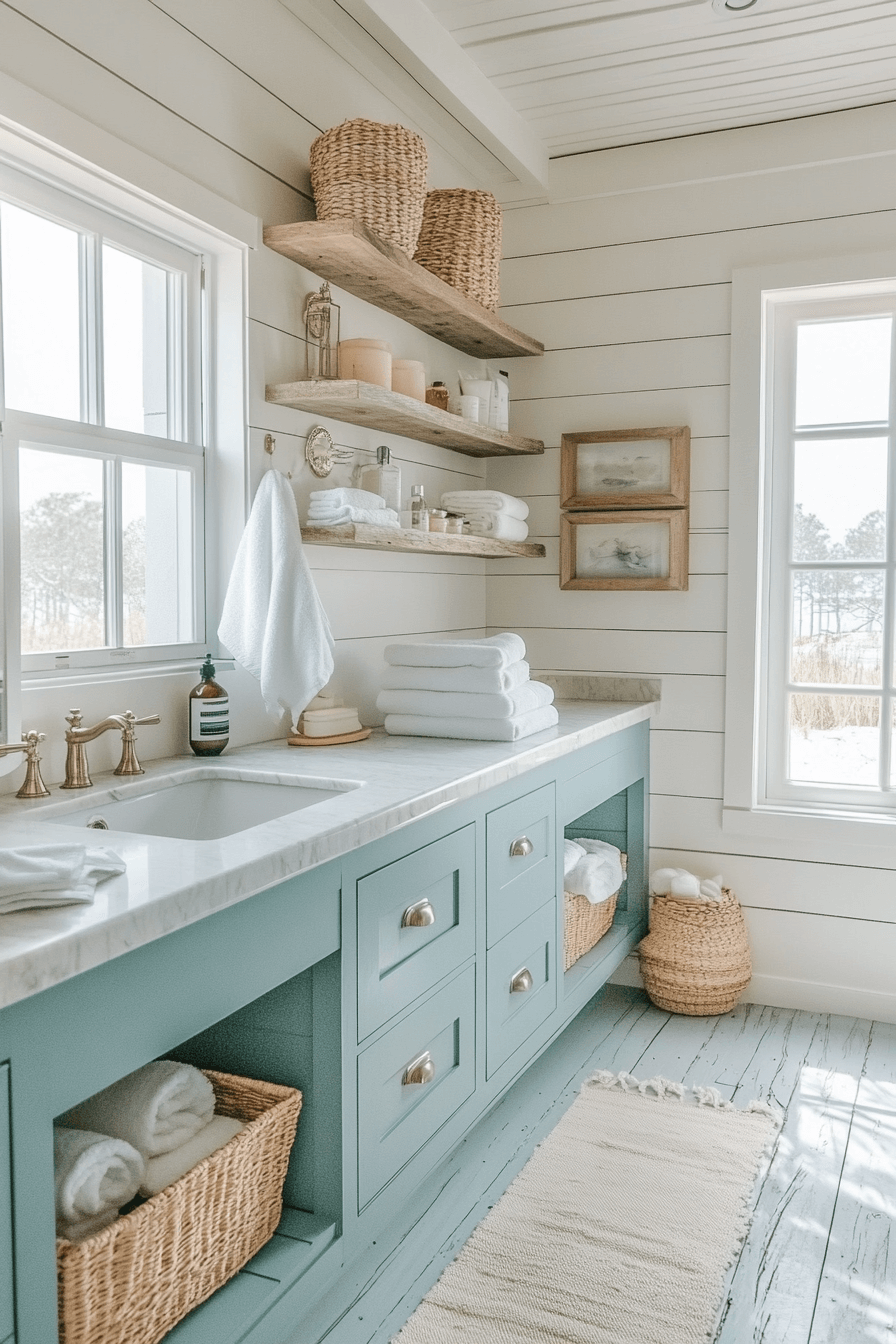 29 Tropical Bathroom Concepts That Embrace Coastal Comfort 16 tropical bathroom