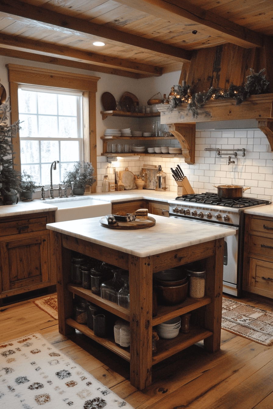 29 Old Cabin Interior Kitchen Inspirations for a Vintage Retreat 16 old cabin interior kitchen