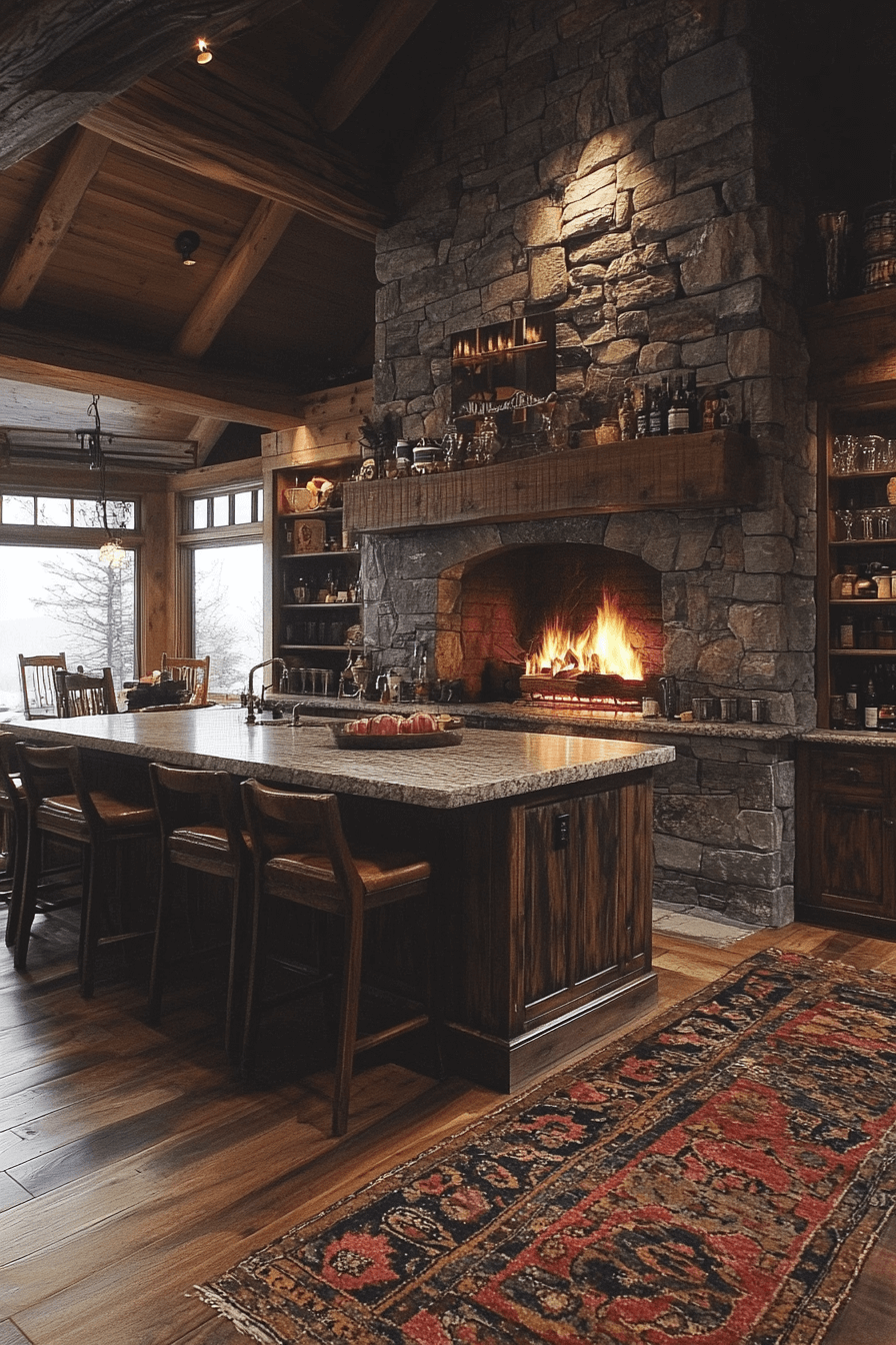 29 Cabin Kitchens That Blend Rustic Charm with Modern Style 16 cabin kitchens