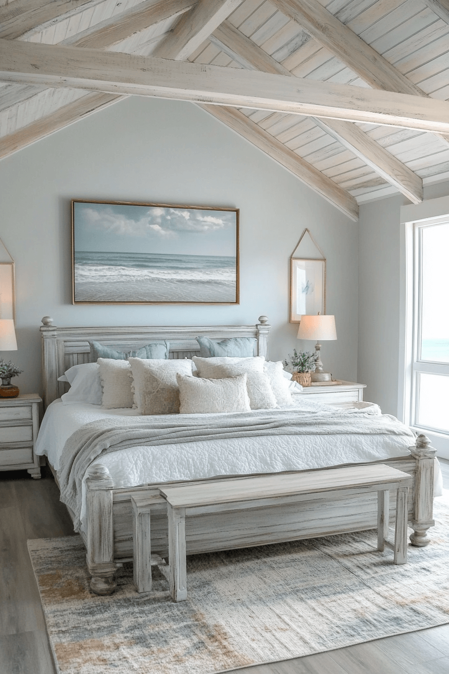 29 Coastal Cottage Bedroom Spaces That Mix Comfort with Coastal Flair 16 coastal cottage bedroom