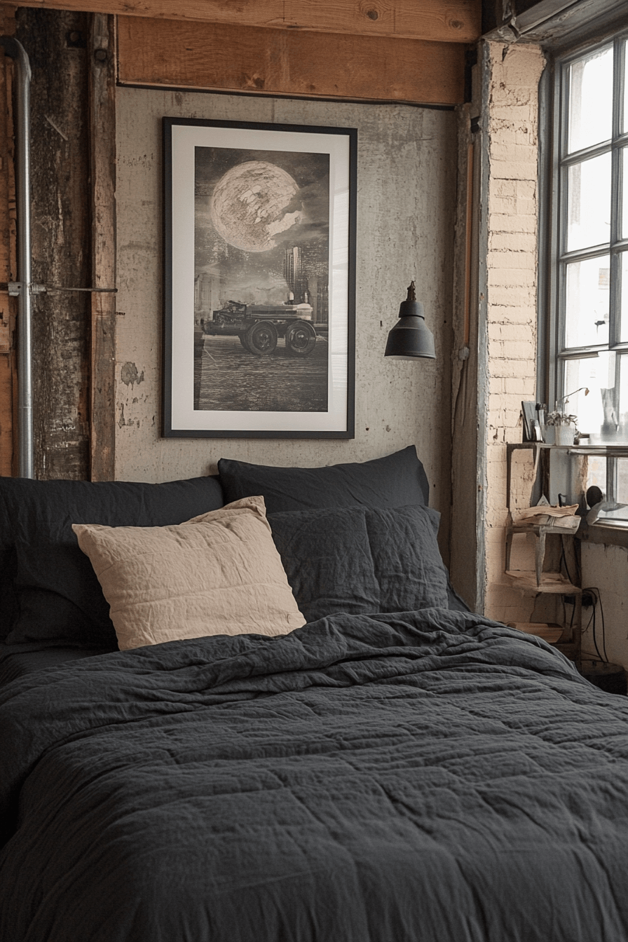 29 Industrial Bedroom Design Inspirations That Feel Fresh and Functional 16 industrial bedroom design