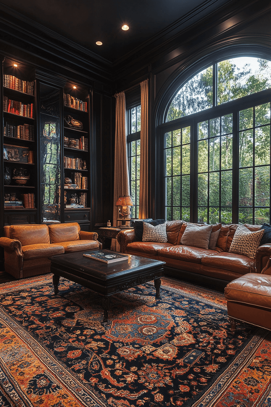 29 Moody Vintage Living Room Designs to Bring Vintage Charm into Contemporary Living 16 moody vintage living room