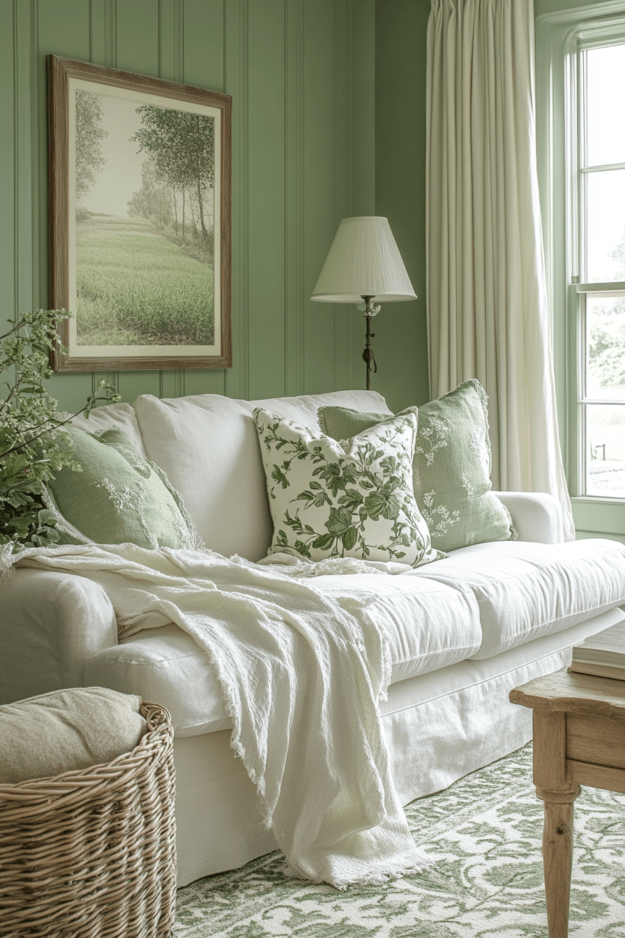 29 Green Living Room Decor Inspirations for a Fresh Modern Makeover 16 green living room decor