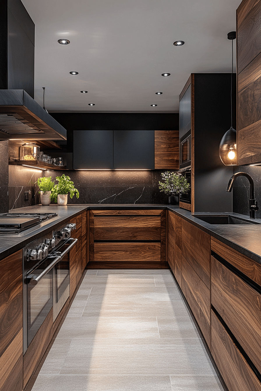 29 Dark and Moody Kitchen Spaces That Turn Everyday Cooking into Art 16 dark and moody kitchen