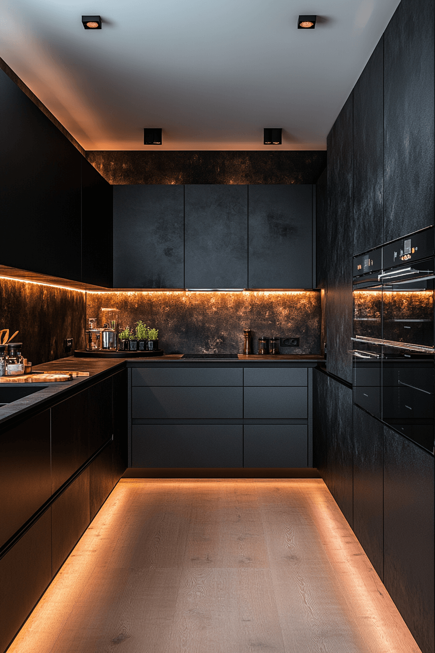 29 Dark Kitchen Aesthetic Touches to Create Your Dream Culinary Retreat 17 dark kitchen aesthetic
