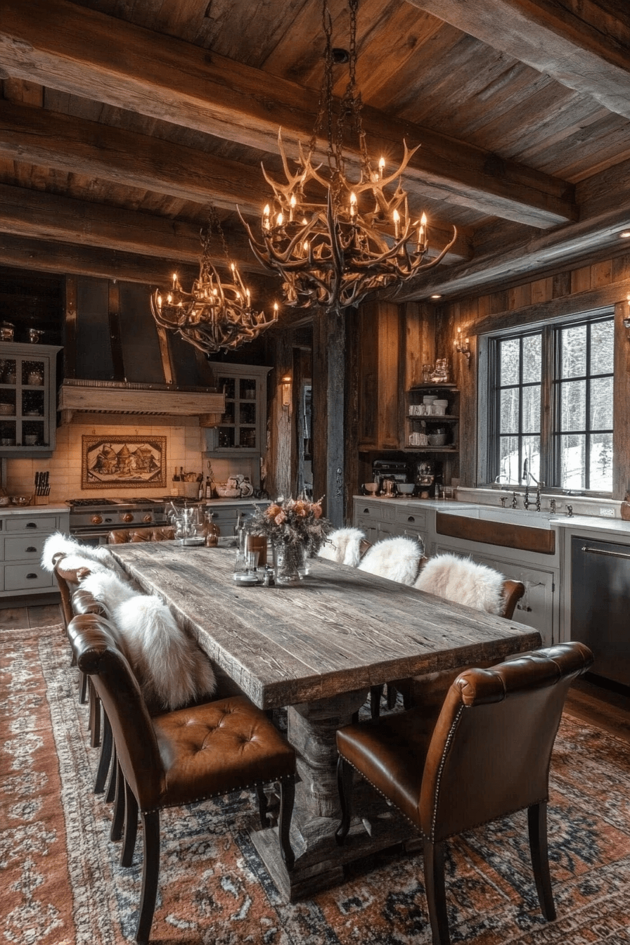 29 Old Cabin Interior Kitchen Inspirations for a Vintage Retreat 17 old cabin interior kitchen