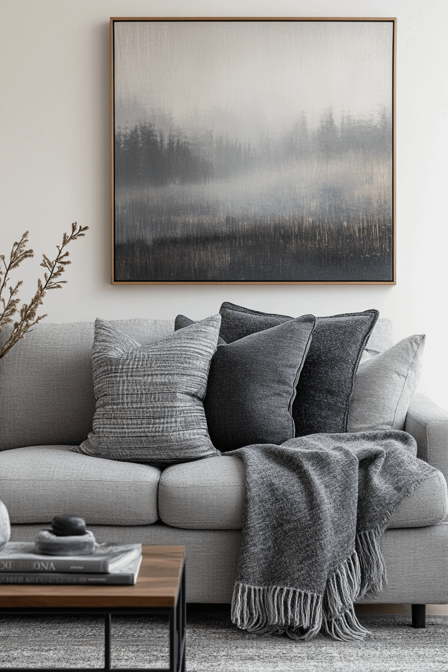 29 Gray Couch Living Room Looks That Never Go Out of Style 17 gray couch living room