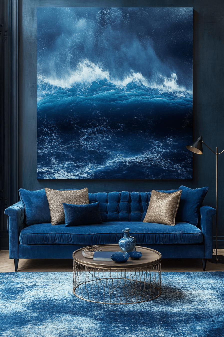 29 Blue Living Room Decor Ideas That Brighten Without Overwhelming 17 blue living room decor