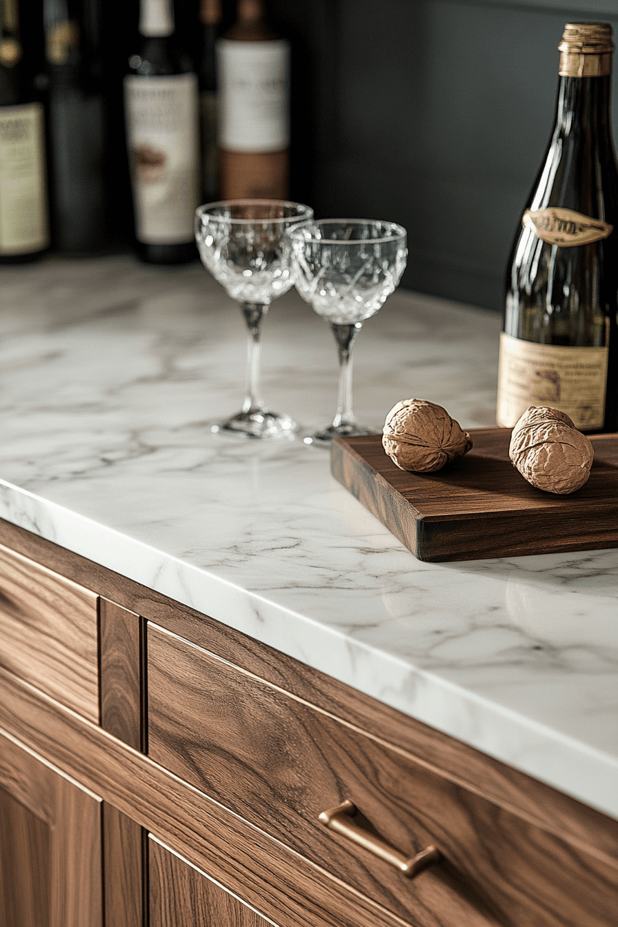 29 Walnut Kitchen Cabinets That Exude Understated Luxury 17 Walnut Kitchen Cabinets