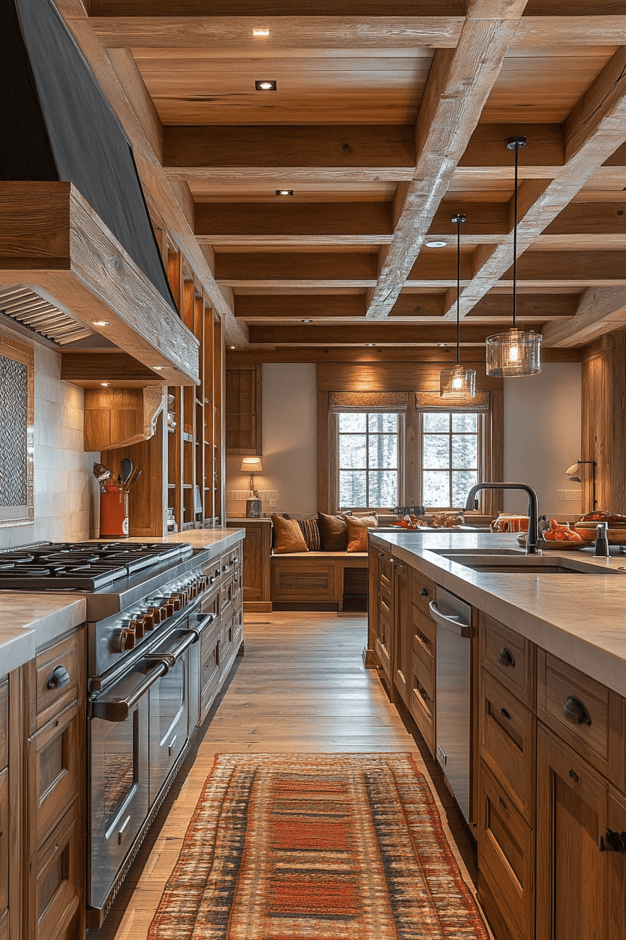 29 Cabin Kitchens That Blend Rustic Charm with Modern Style 17 cabin kitchens