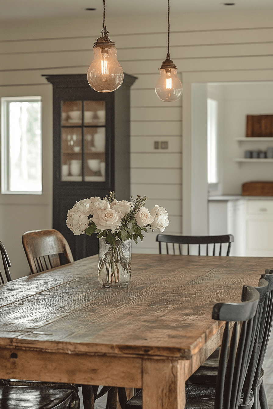 29 Modern Vintage Dining Room Ideas That Will Elevate Your Mealtime Experience 18 modern vintage dining room