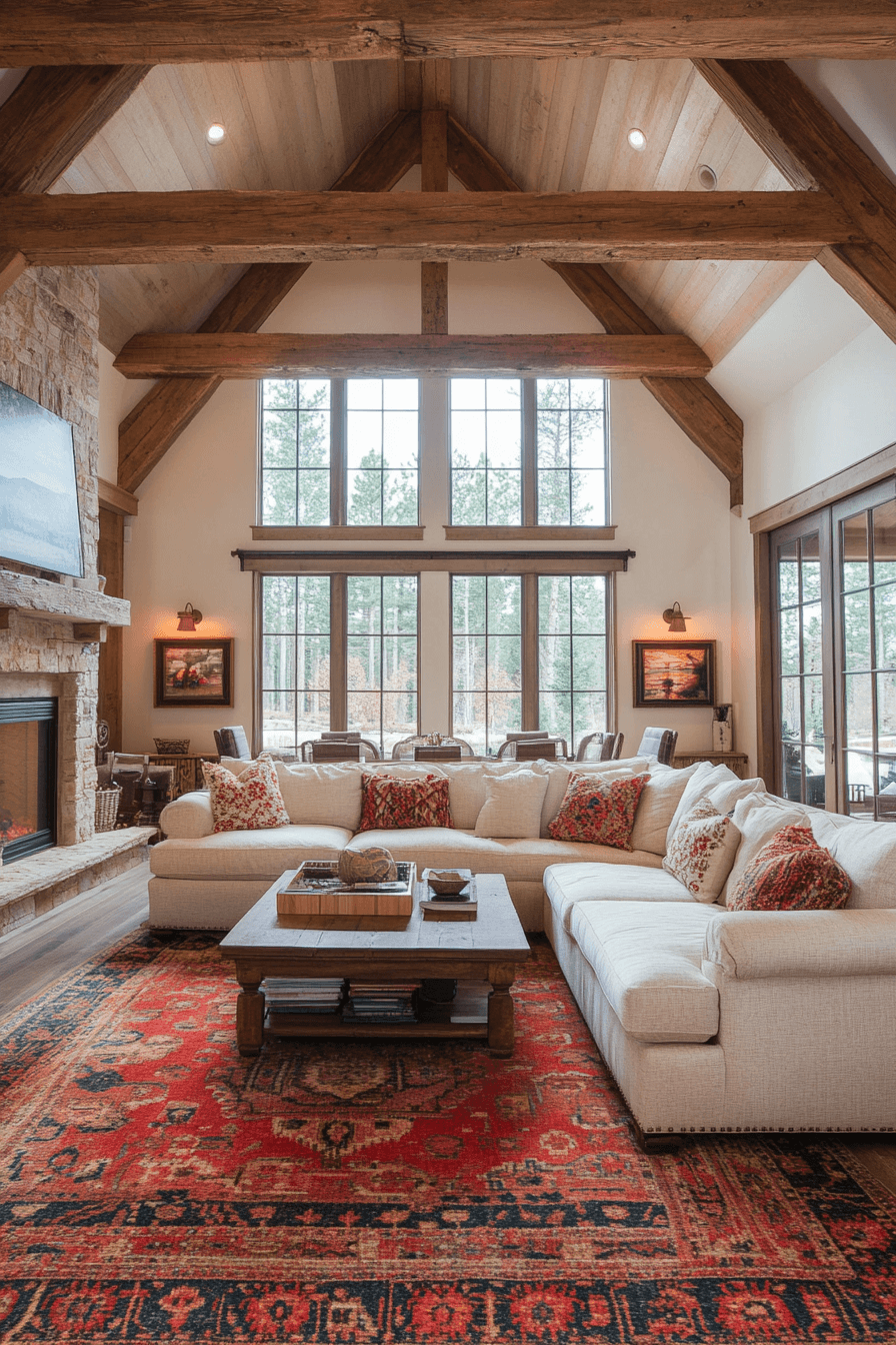 29 Old Cabin Interior Living Room Decor Ideas That Embrace Rustic Beauty 18 old cabin interior living room