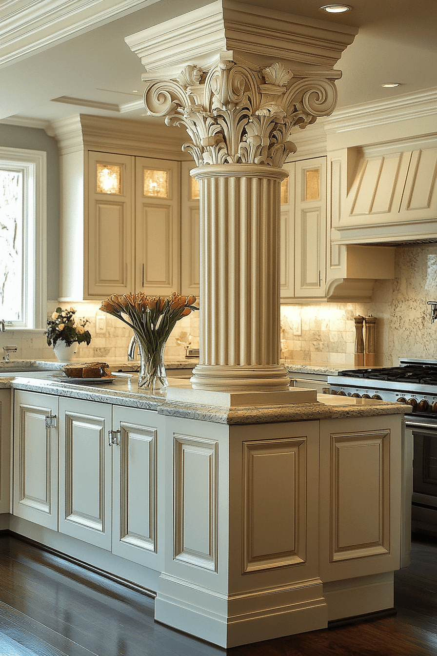 29 Neoclassical Kitchen Inspirations for a Perfectly Elegant Cooking Area 18 neoclassical kitchen