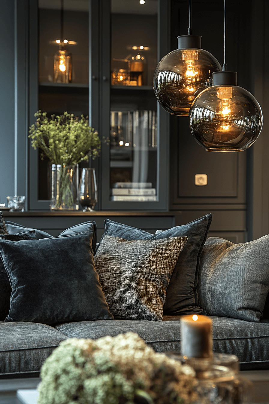 29 Black Living Room Decor Inspirations for a High-Contrast Aesthetic 18 black living room decor