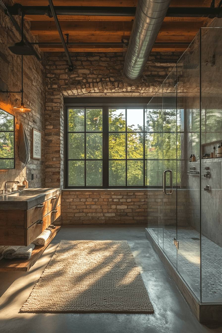 29 Industrial Bathroom Ideas That Turn Raw Details Into Refined Style 18 industrial bathroom ideas