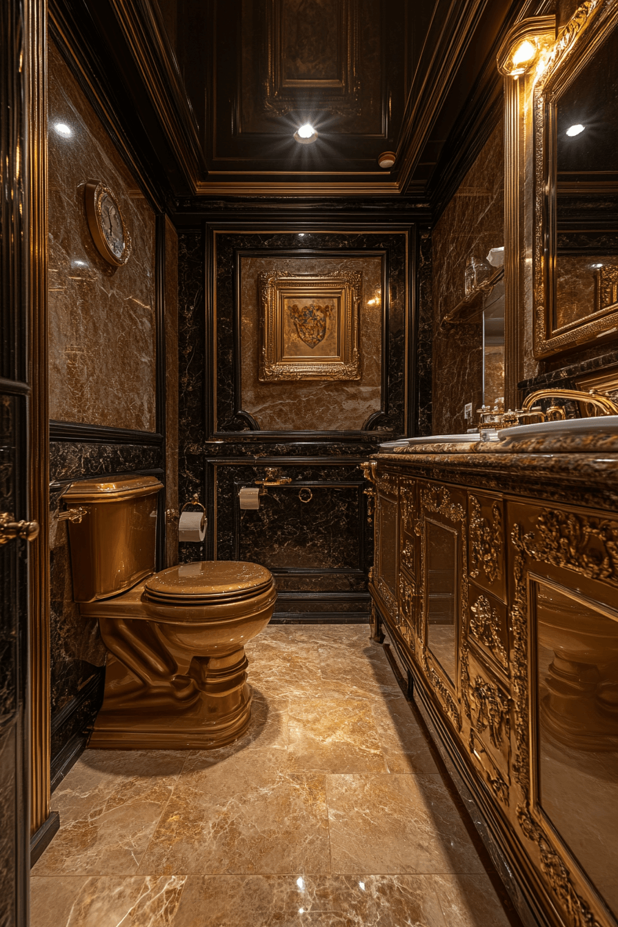 29 Moody Vintage Bathroom Ideas to Create a Timeless and Cozy Retreat 18 moody vintage bathroom