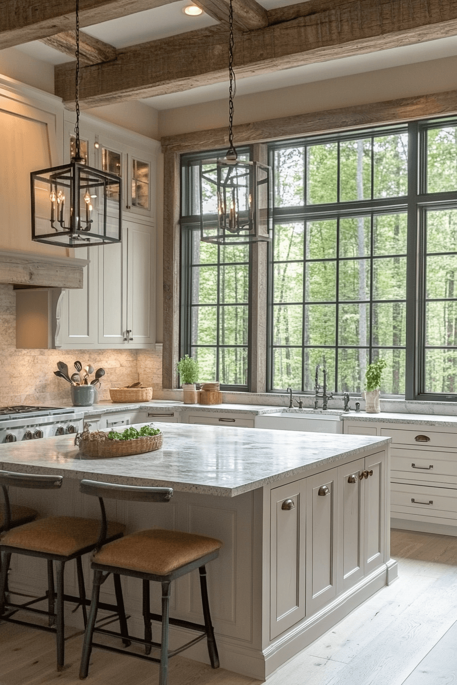 29 Cabin Kitchens That Blend Rustic Charm with Modern Style 18 cabin kitchens