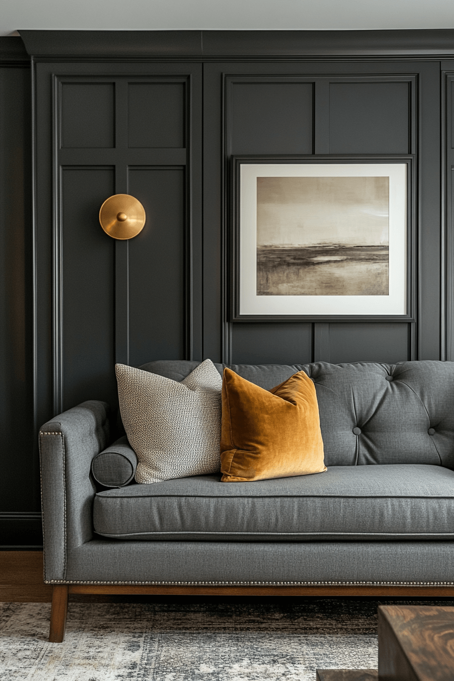 29 Gray Couch Living Room Looks That Never Go Out of Style 19 gray couch living room