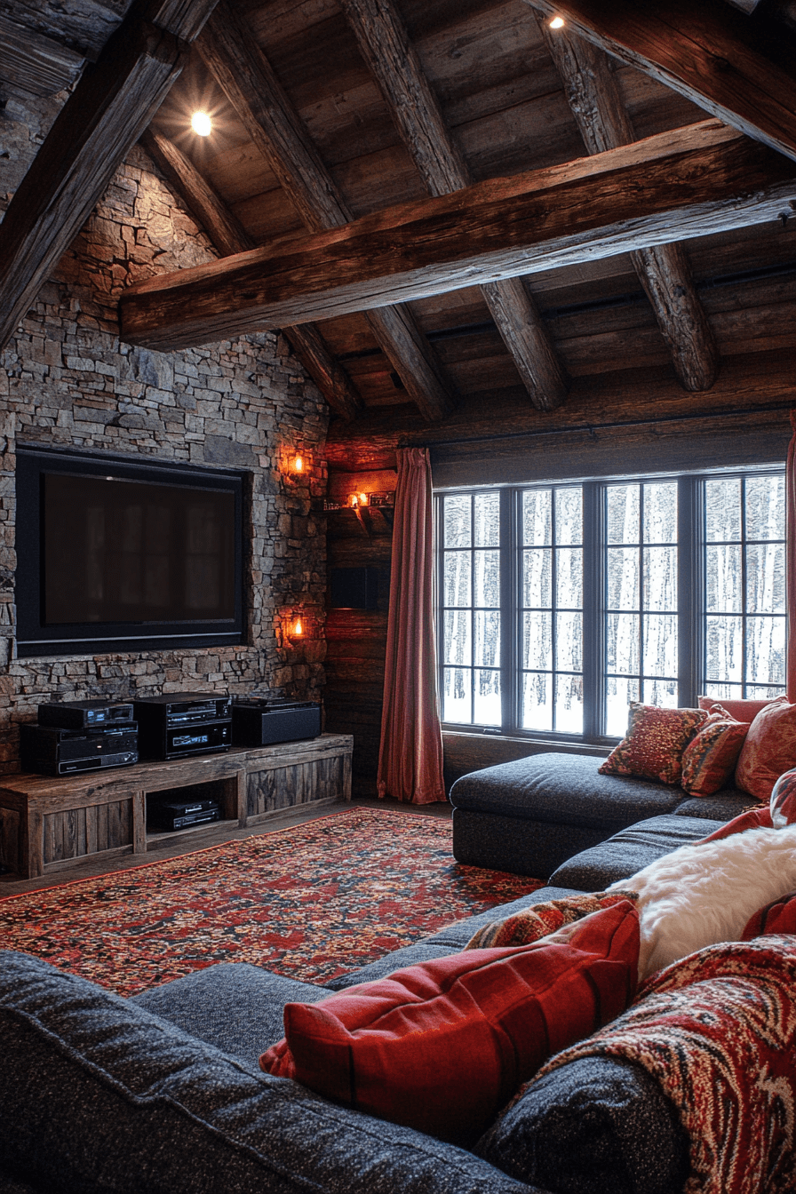 29 Cabin Living Room Ideas to Create the Perfect Escape 19 cabin living room