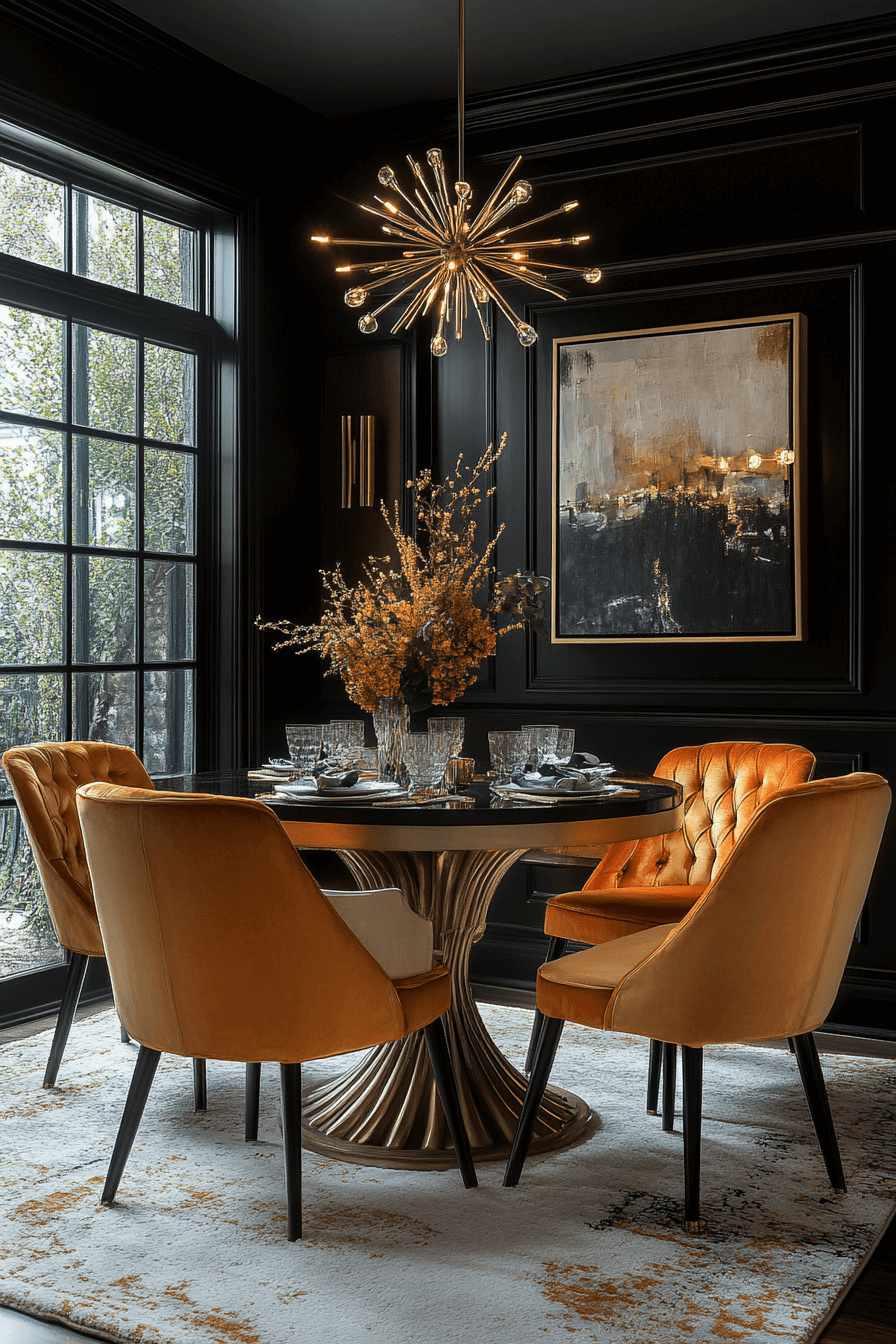 29 Moody Vintage Dining Room Aesthetics That Celebrate Classic Comfort 19 moody vintage dining room