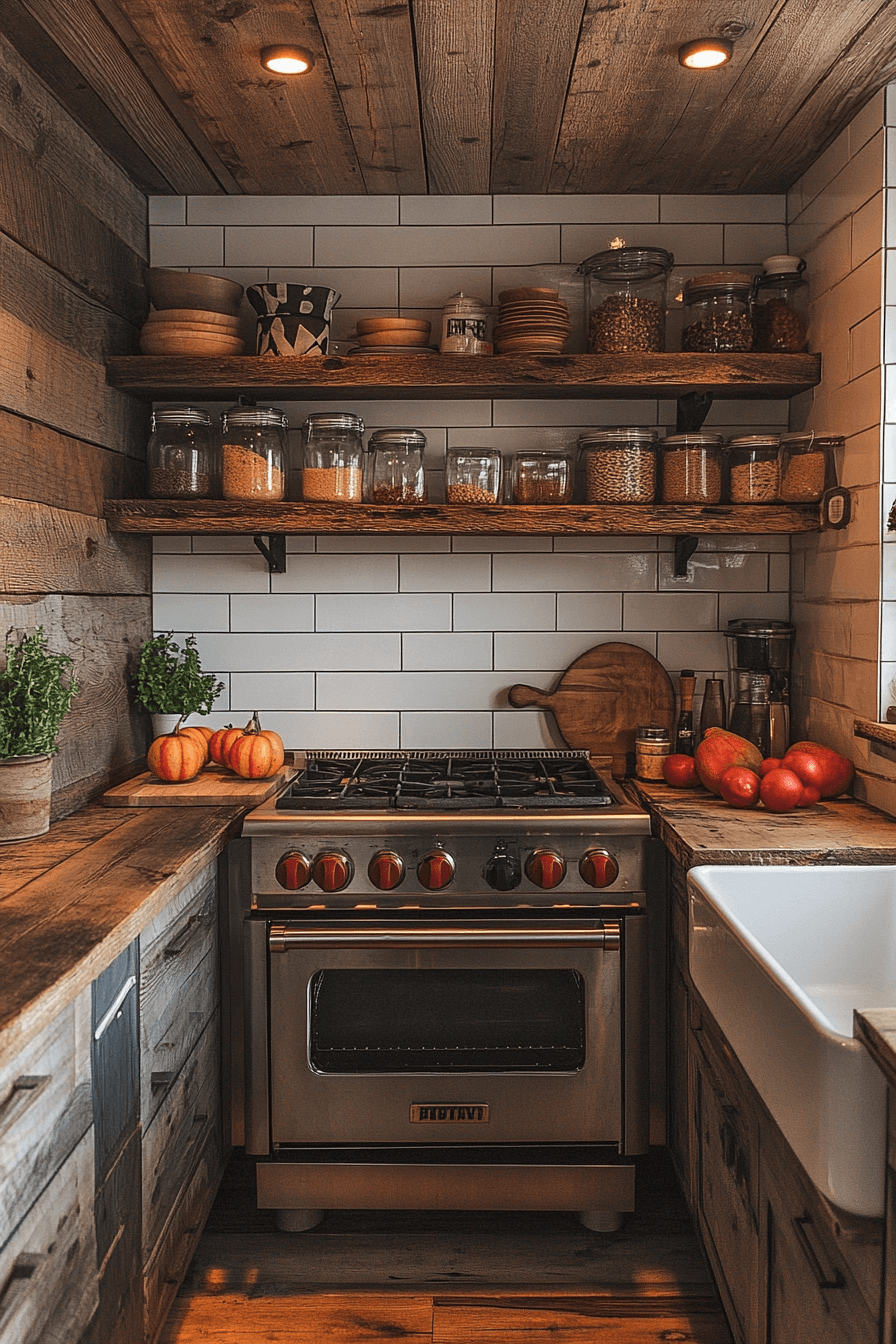 29 Old Cabin Interior Kitchen Inspirations for a Vintage Retreat 19 old cabin interior kitchen