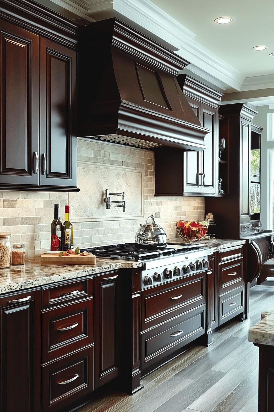 29 Cherry Kitchen Cabinets to Refresh Your Space with Classic Appeal 19 Cherry Kitchen Cabinets