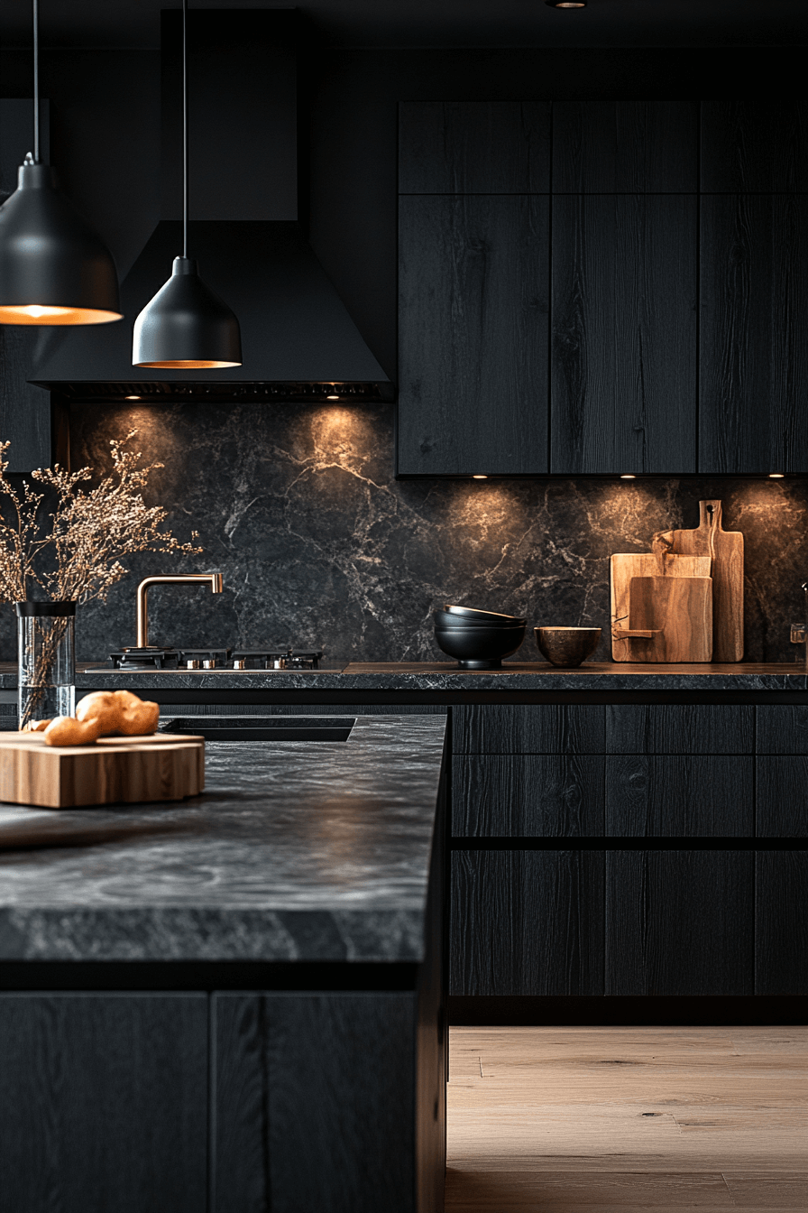 29 Moody Cottage Kitchen Interiors That Radiate Peace and Personality 19 moody cottage kitchen