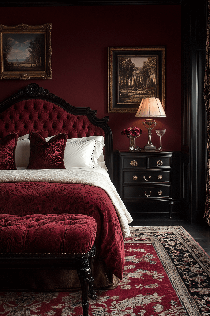 29 Moody Vintage Bedroom Ideas to Add Personality and Comfort to Your Room 19 moody vintage bedroom