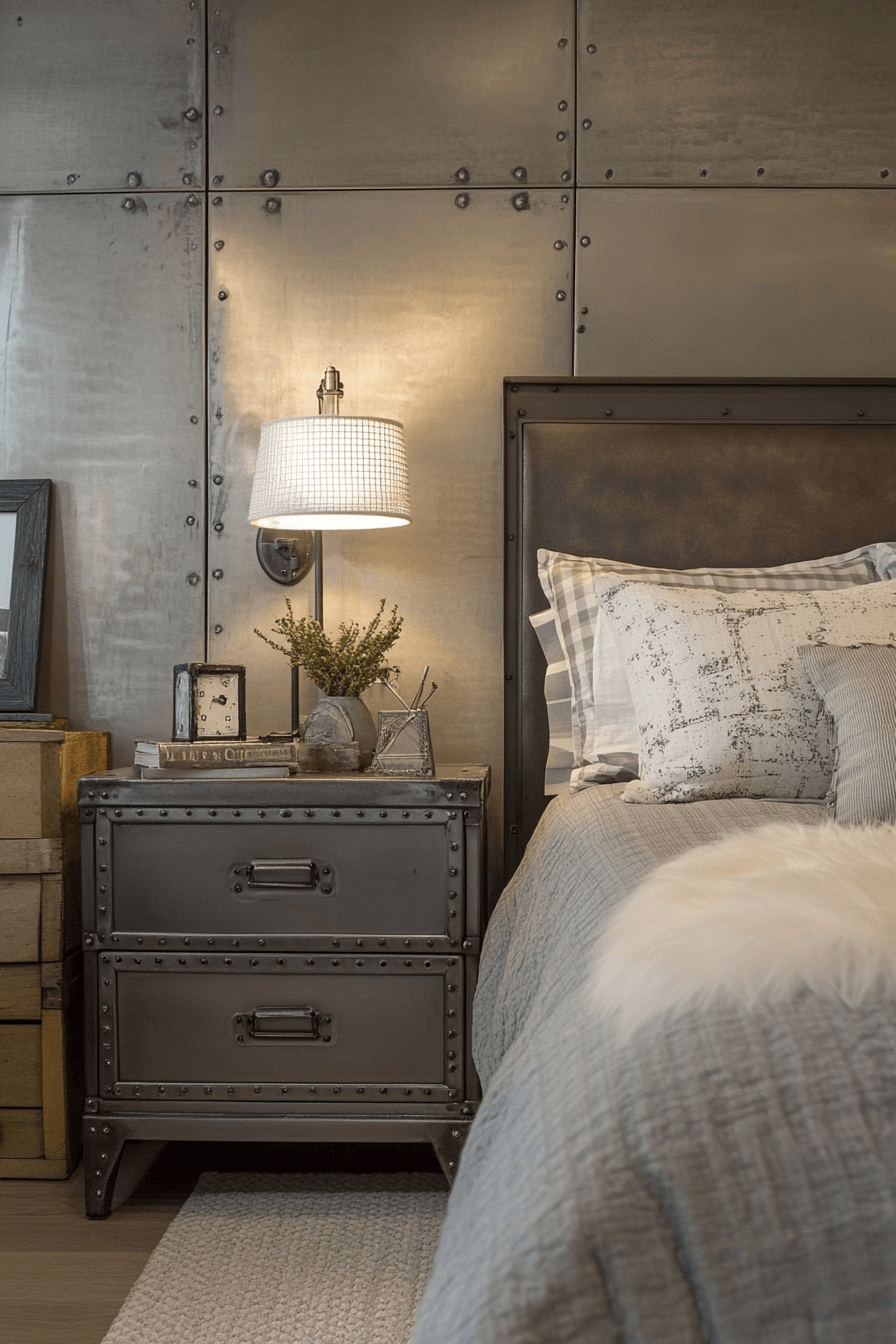 29 Industrial Bedroom Design Inspirations That Feel Fresh and Functional 19 industrial bedroom design