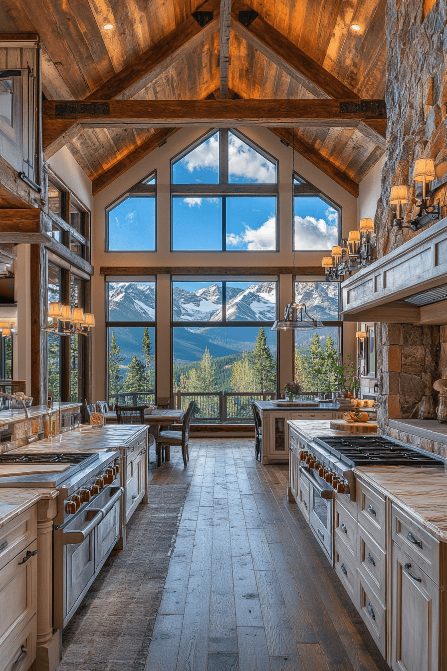 29 Old Cabin Interior Kitchen Inspirations for a Vintage Retreat 2 old cabin interior kitchen